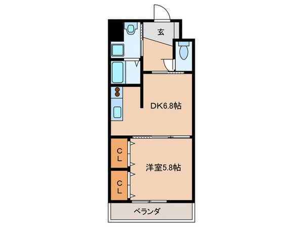 ＫＩＮＤ　ＨＥＡＲＴの物件間取画像